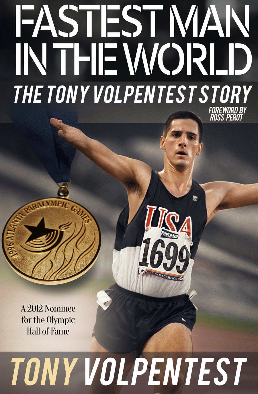 Cover of Fastest Man in the World by Tony Volpentest